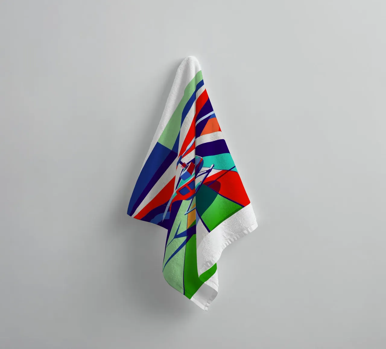 hellicopter vector towel by Elfath