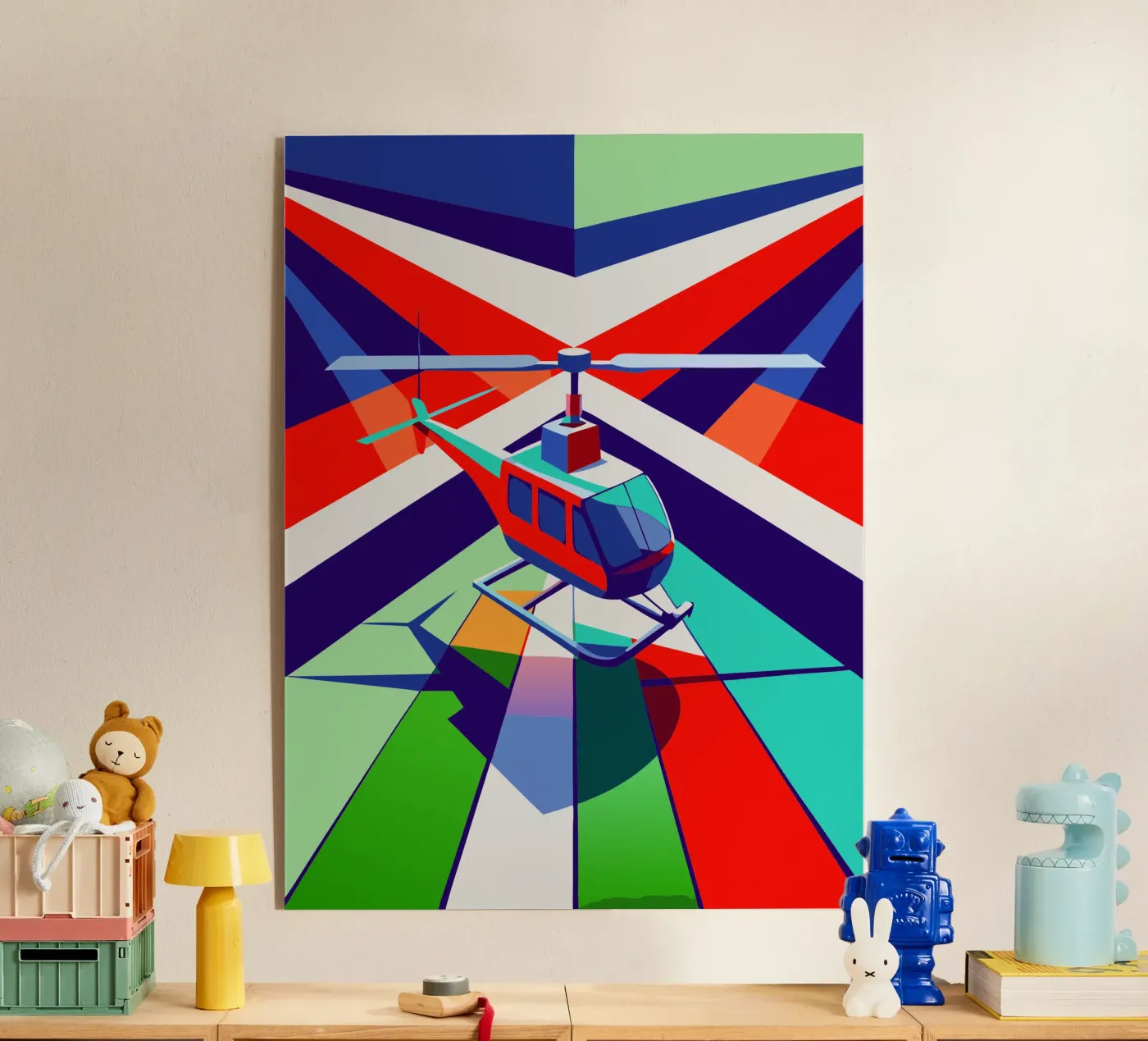 hellicopter vector acrylic glass by Elfath