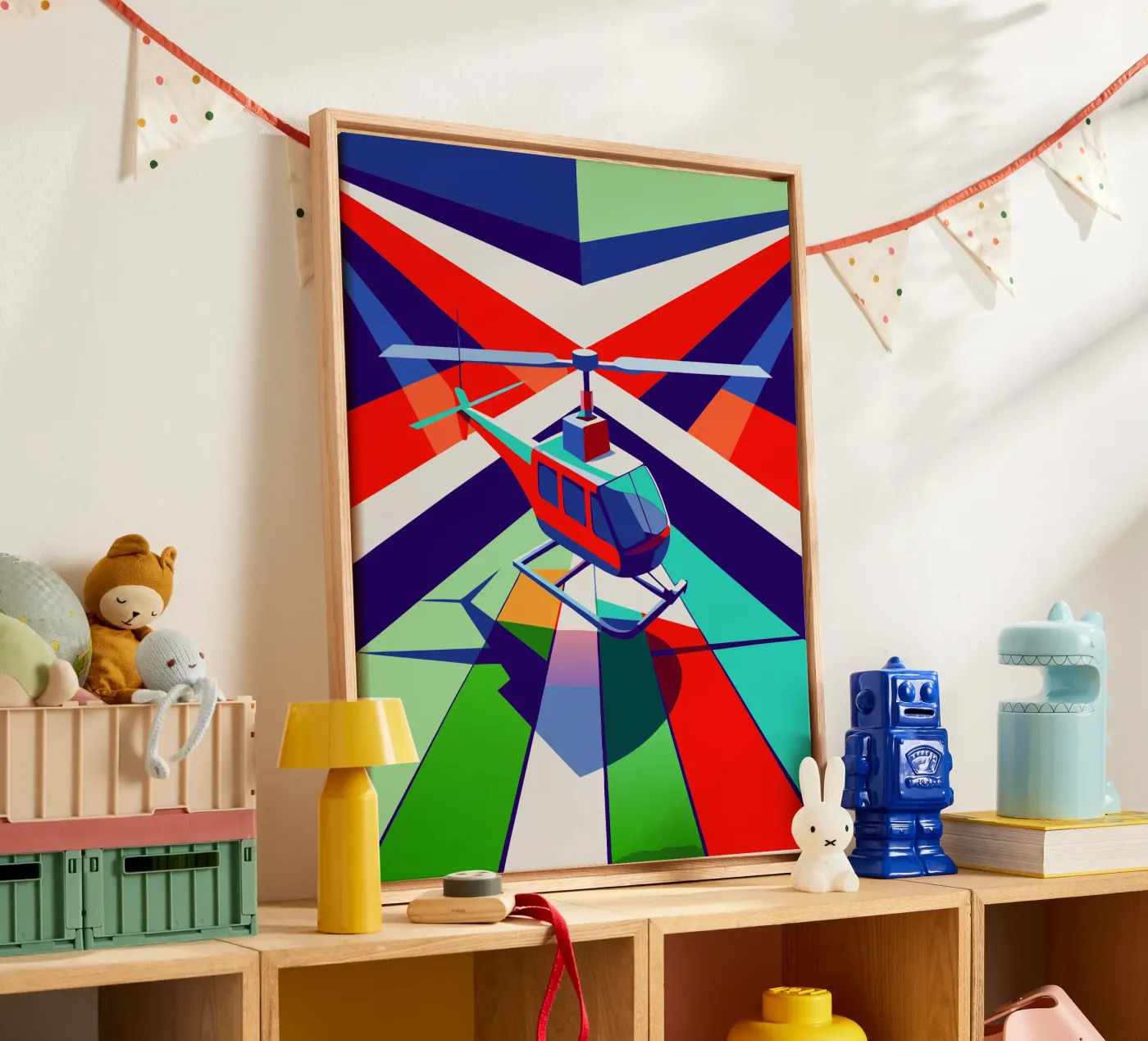 hellicopter vector canvas by Elfath