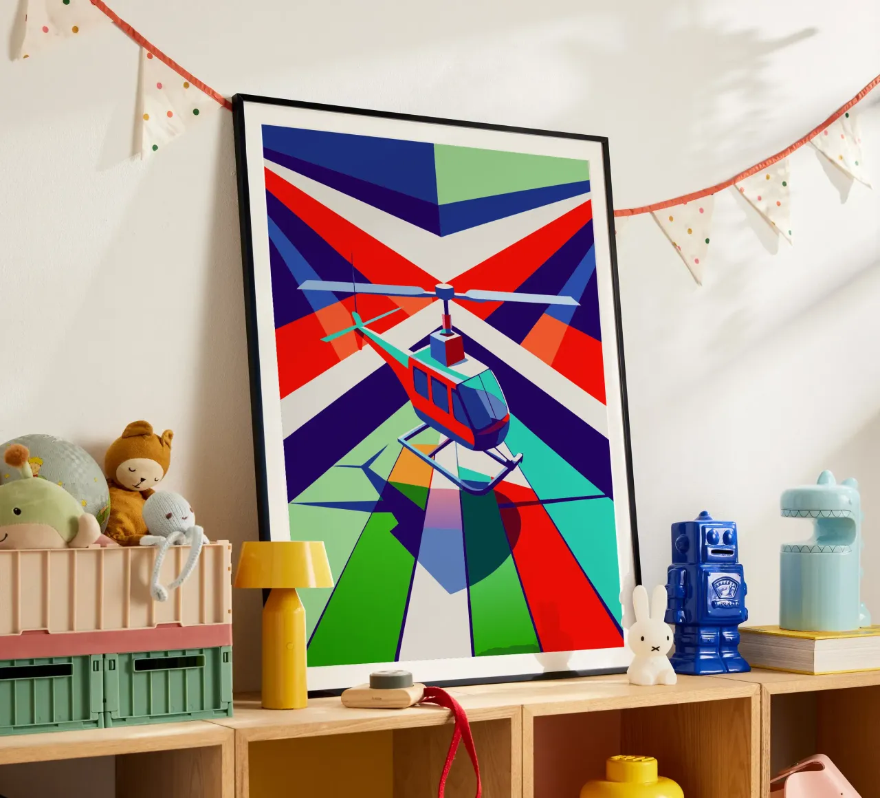 hellicopter vector poster by Elfath