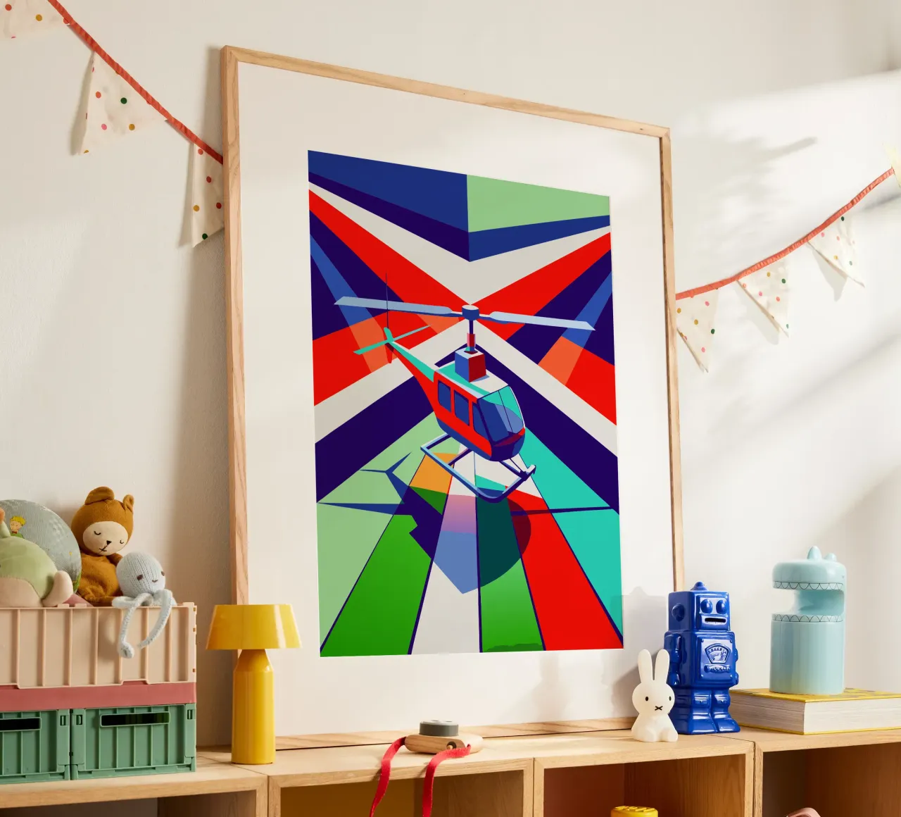 hellicopter vector poster by Elfath