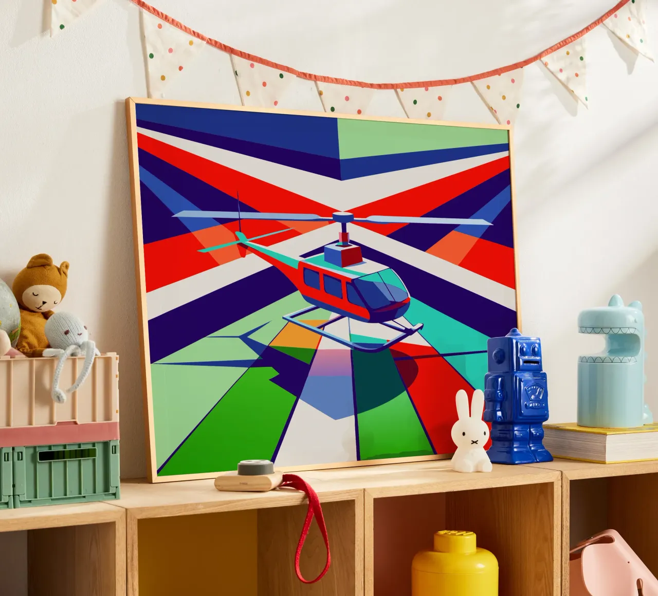 hellicopter vector poster by Elfath