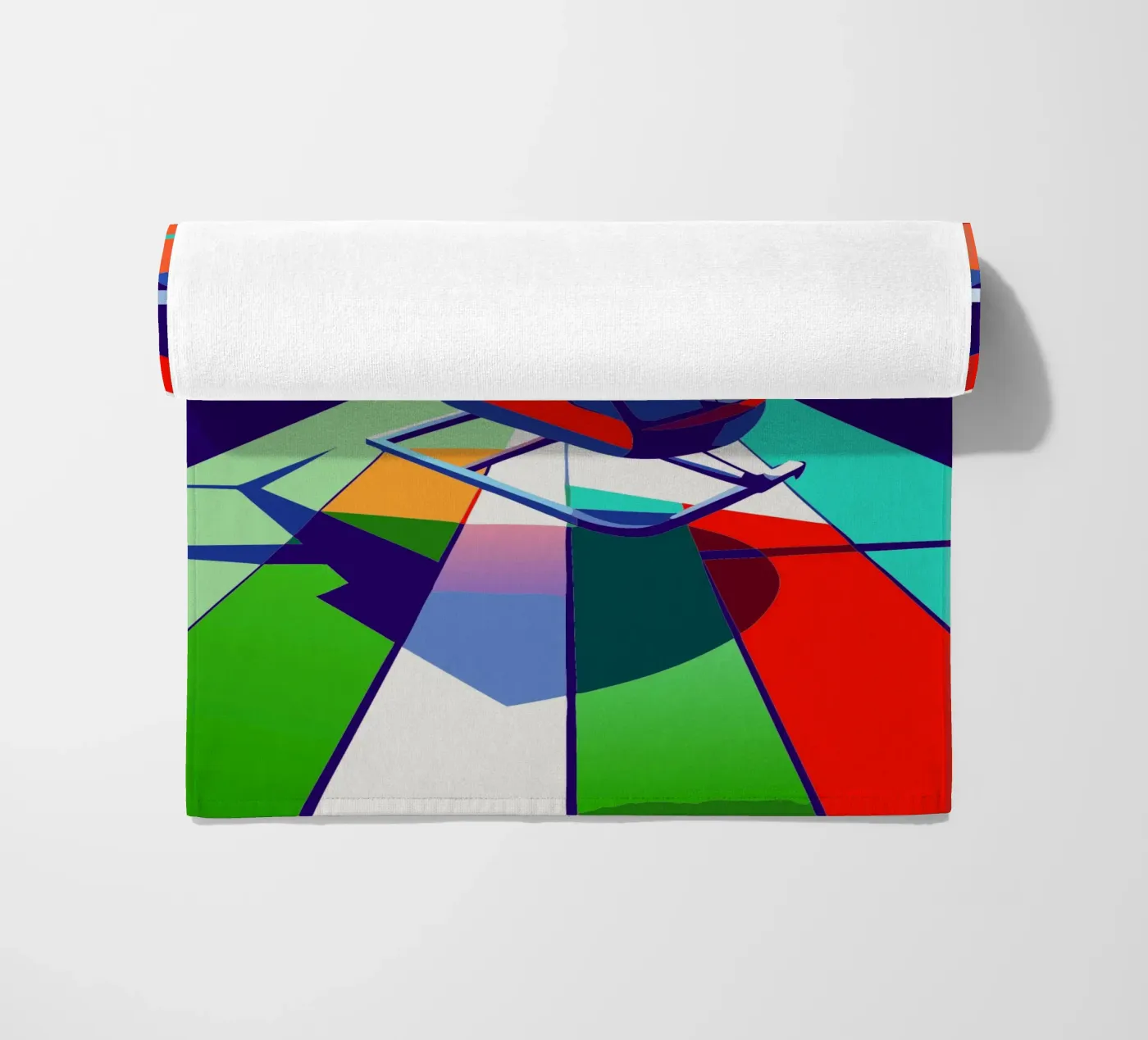 helikopter vector strandhanddoek van Elfath