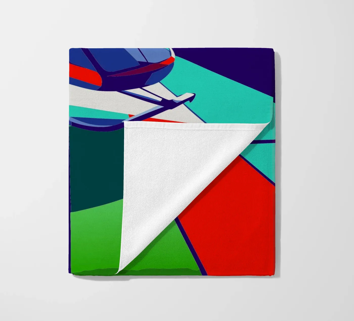 helikopter vector strandhanddoek van Elfath