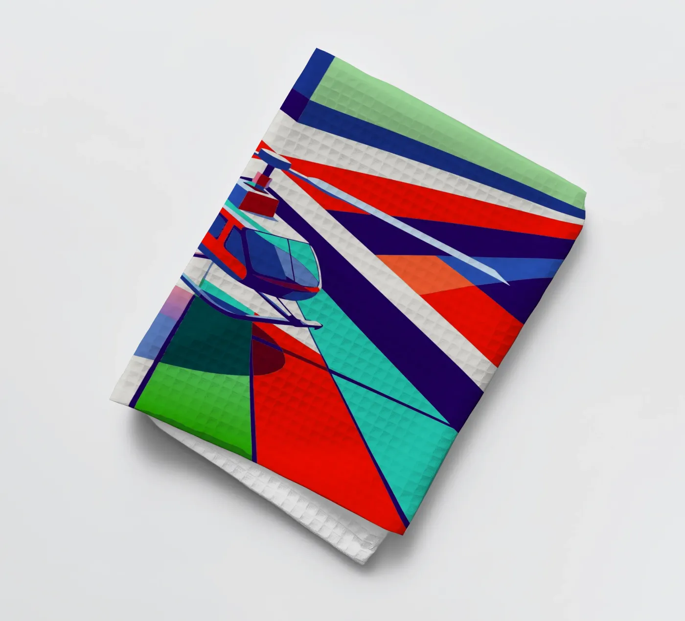 Hellicopter Vektor Geschirrtuch von Elfath