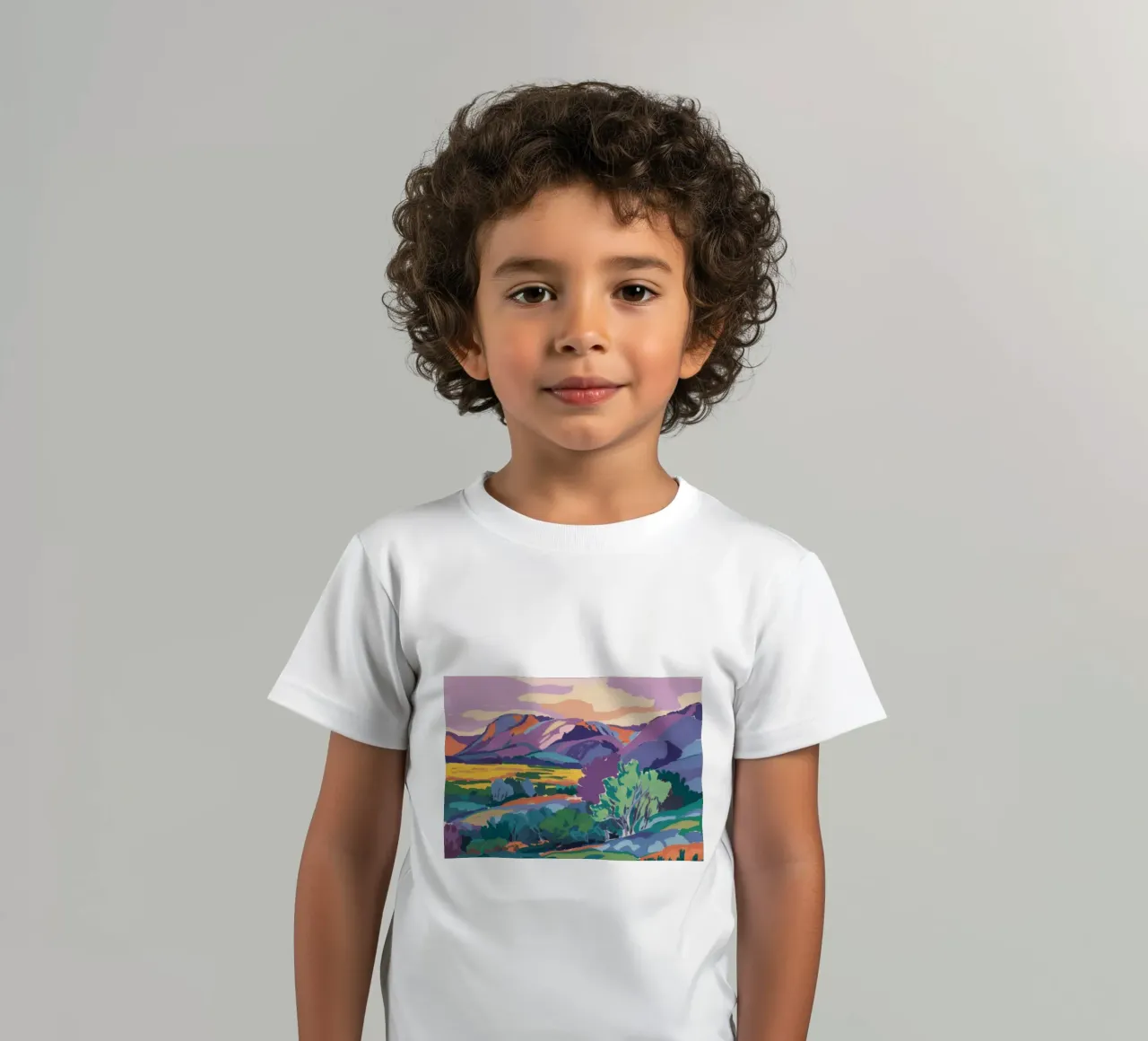 Zonsopgang Gloedvelden kinder t-shirt van Celestial Harmony