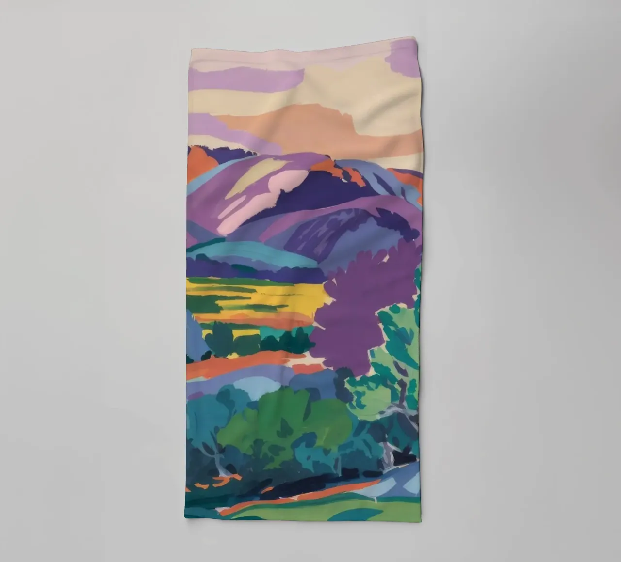 Sunrise Glow Fields towel by Celestial Harmony