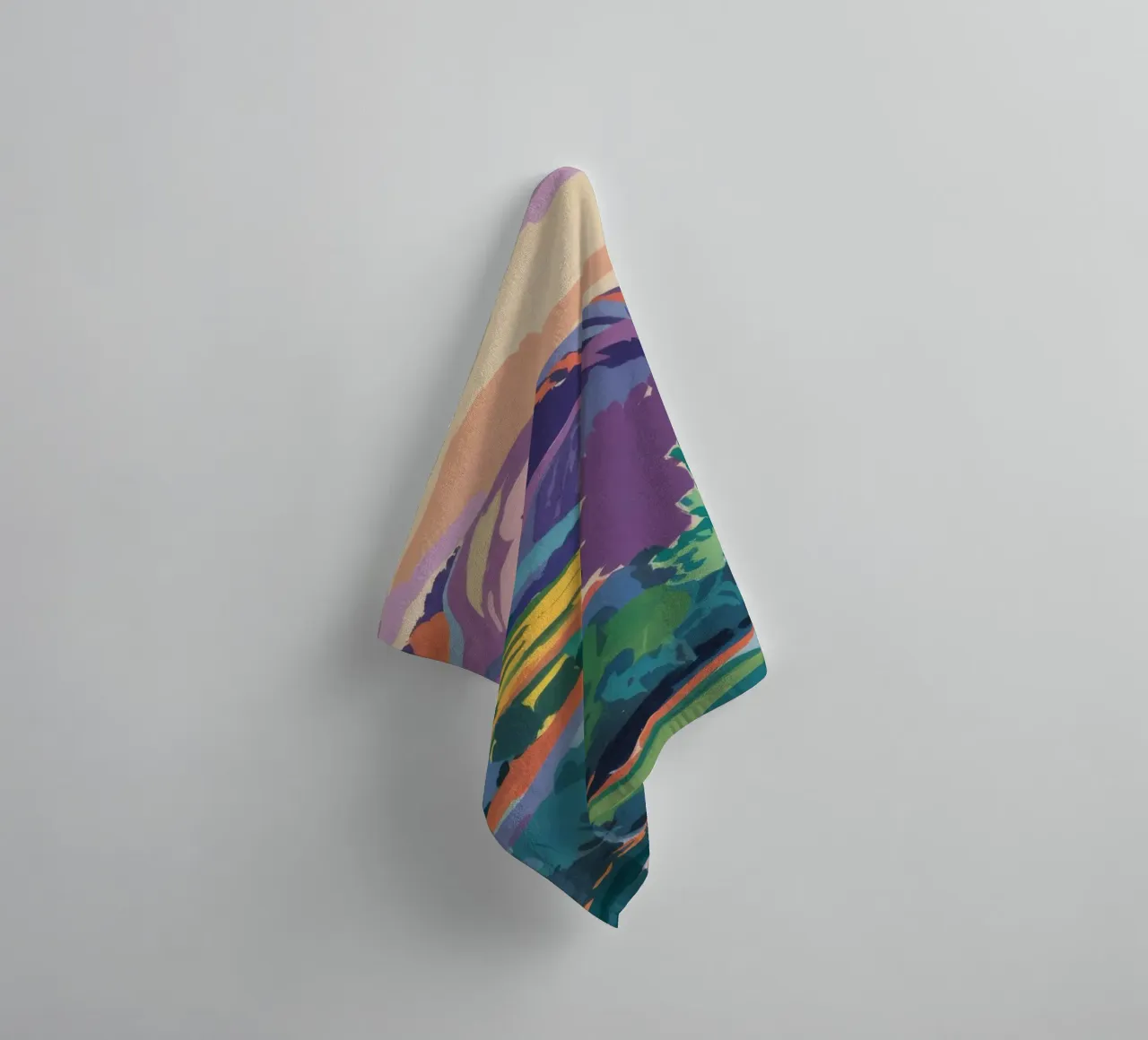 Sunrise Glow Fields towel by Celestial Harmony