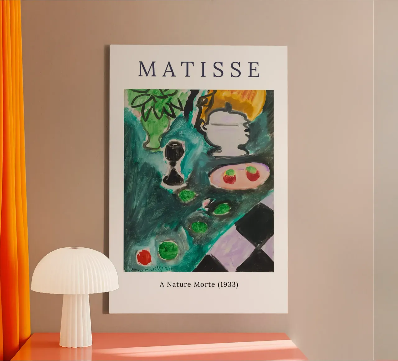 Henri Matisse A Nature Morte 1933 toile de Stev Shop