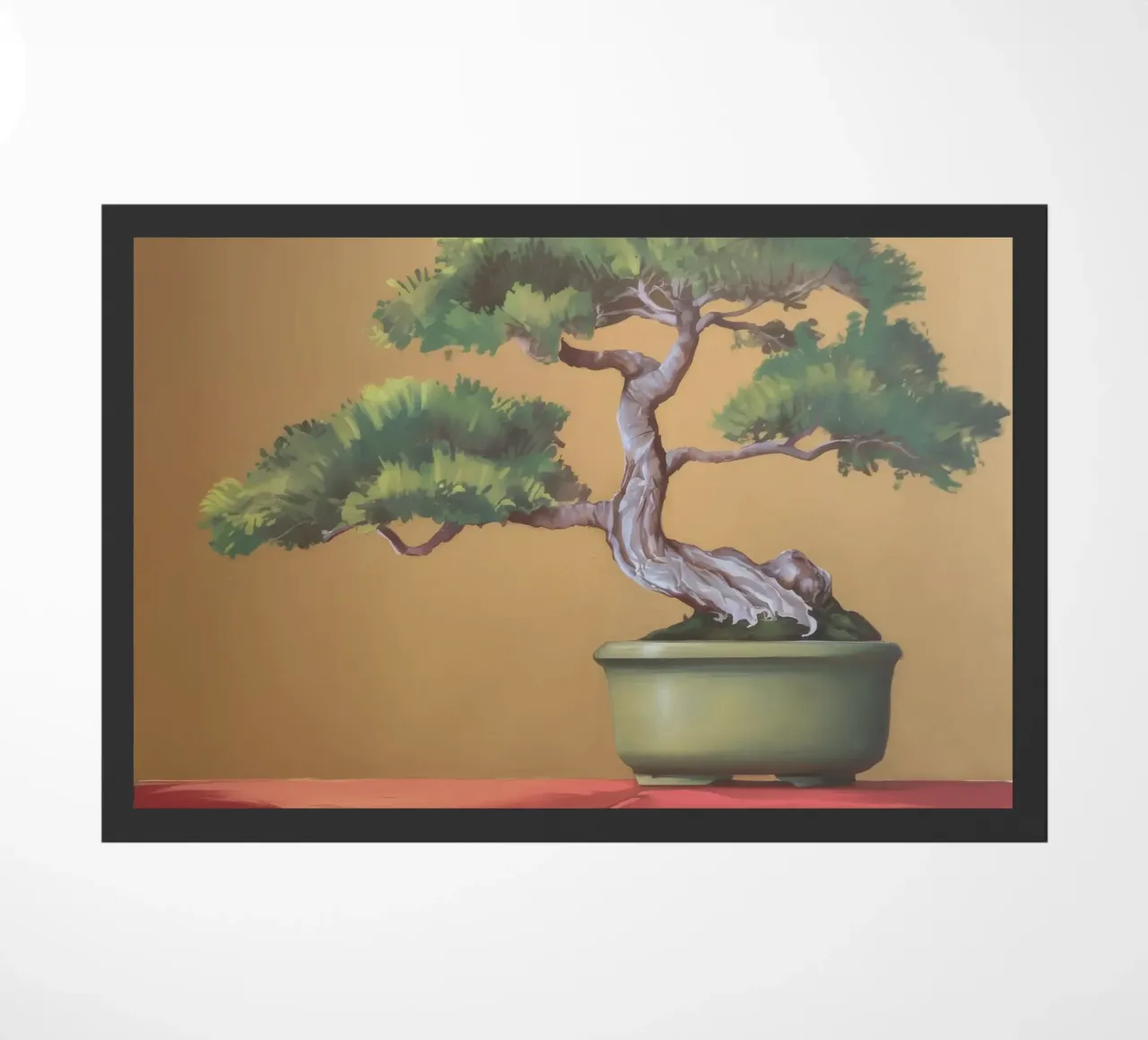 Elegant Bonsai Tree doormat by Silk Palette