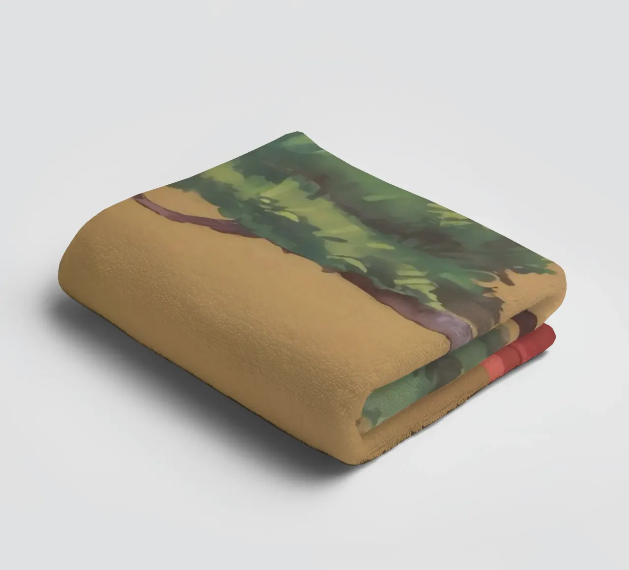 Elegant Bonsai Tree towel by Silk Palette