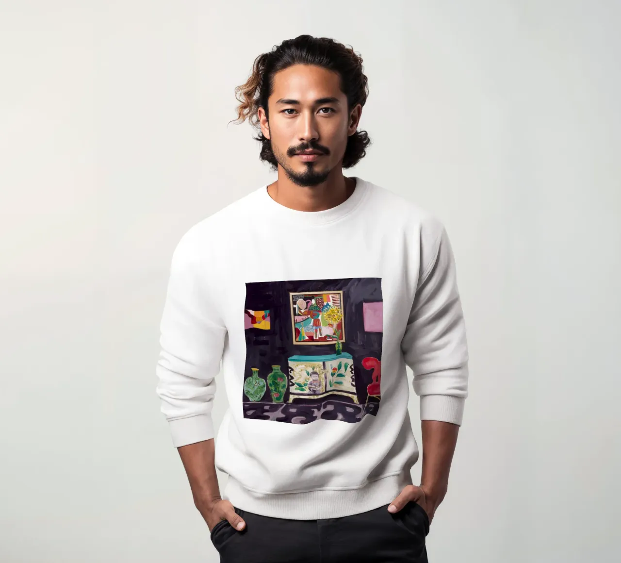 Psychedelic Cabinet Dreams sweatshirt by Opal Strokes