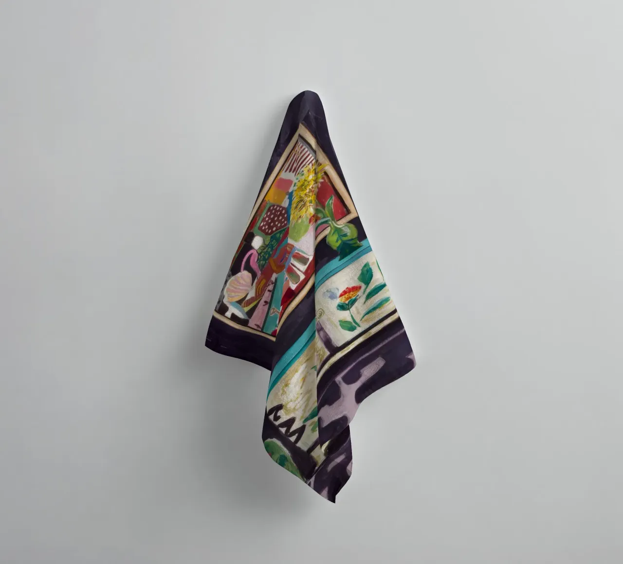 Psychedelic Cabinet Dreams towel by Opal Strokes