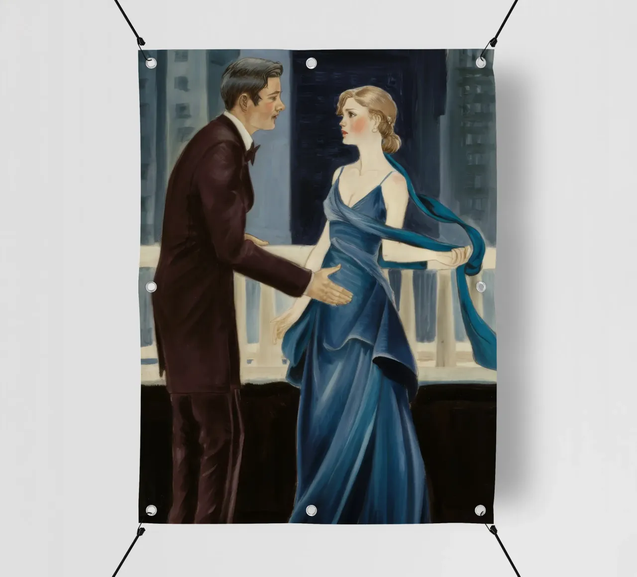 Art Deco Elegance telo in pvc da Silk Palette