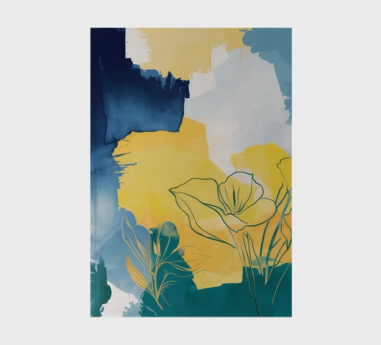 Sunset Flora Sketch notebook by Dream Spectrum