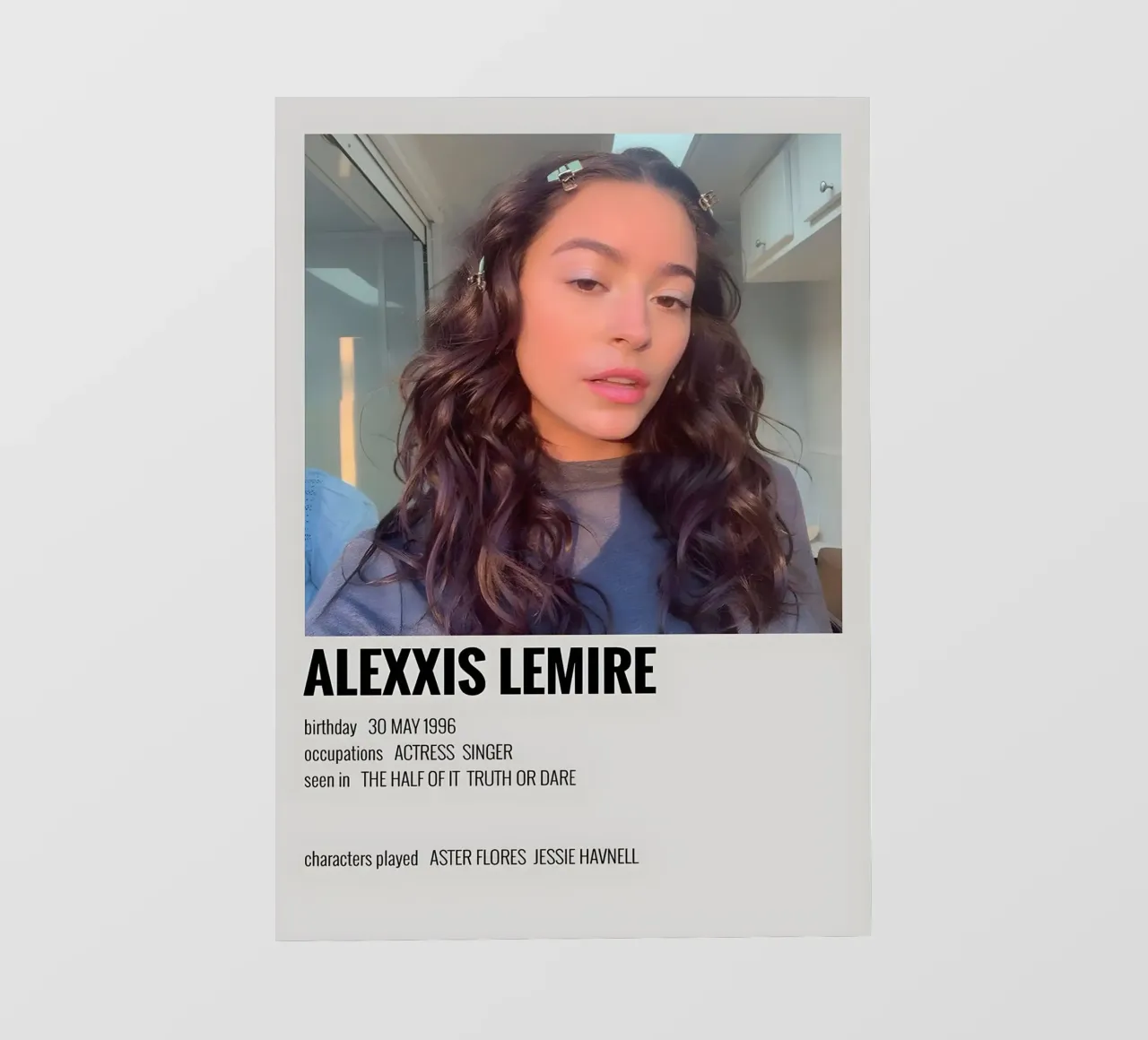 ALEXXIS LEMIRE pellicola backlit da MVFminimalist