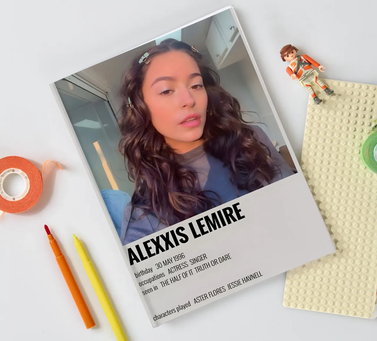 ALEXXIS LEMIRE notebook by MVFminimalist