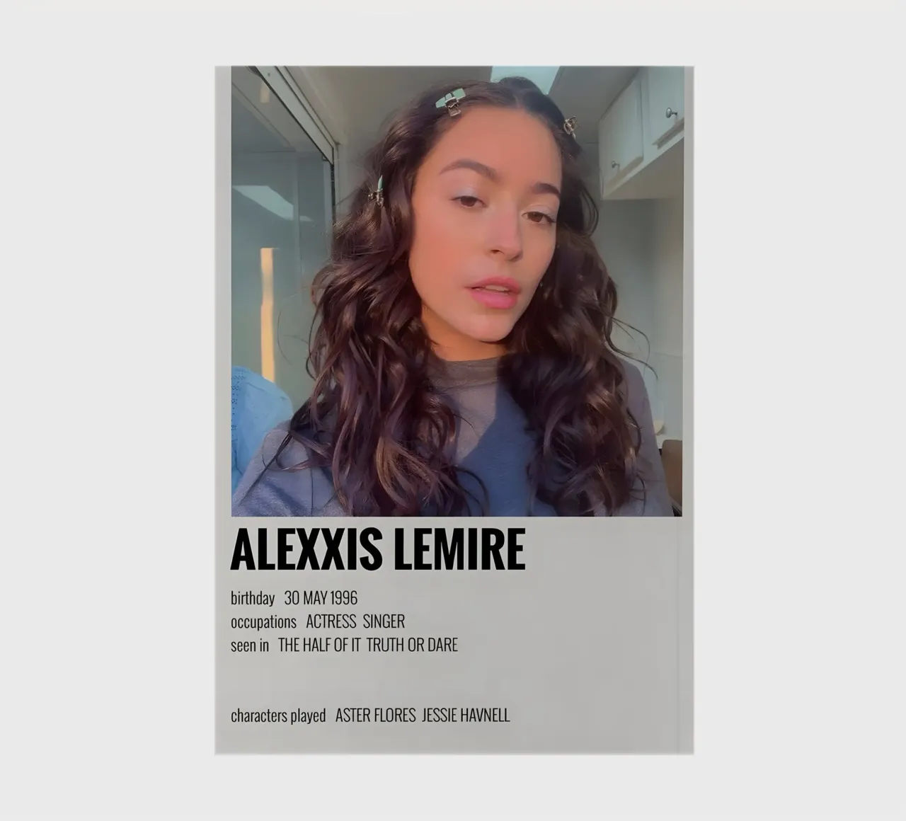 ALEXXIS LEMIRE notebook by MVFminimalist
