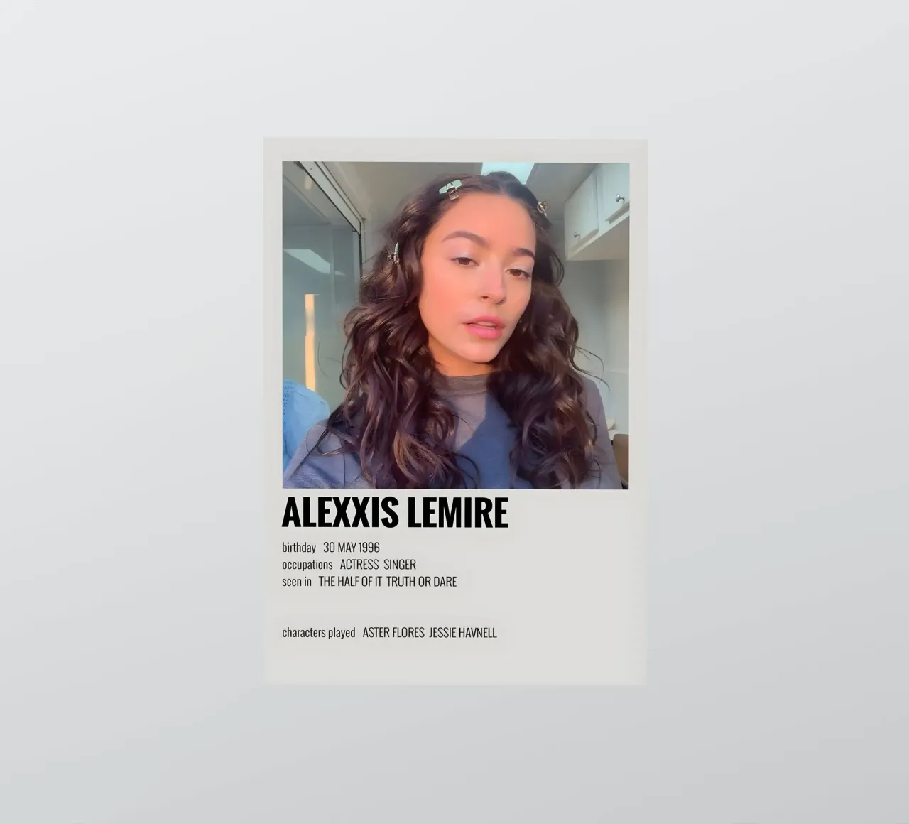 ALEXXIS LEMIRE Sticker von MVFminimalist
