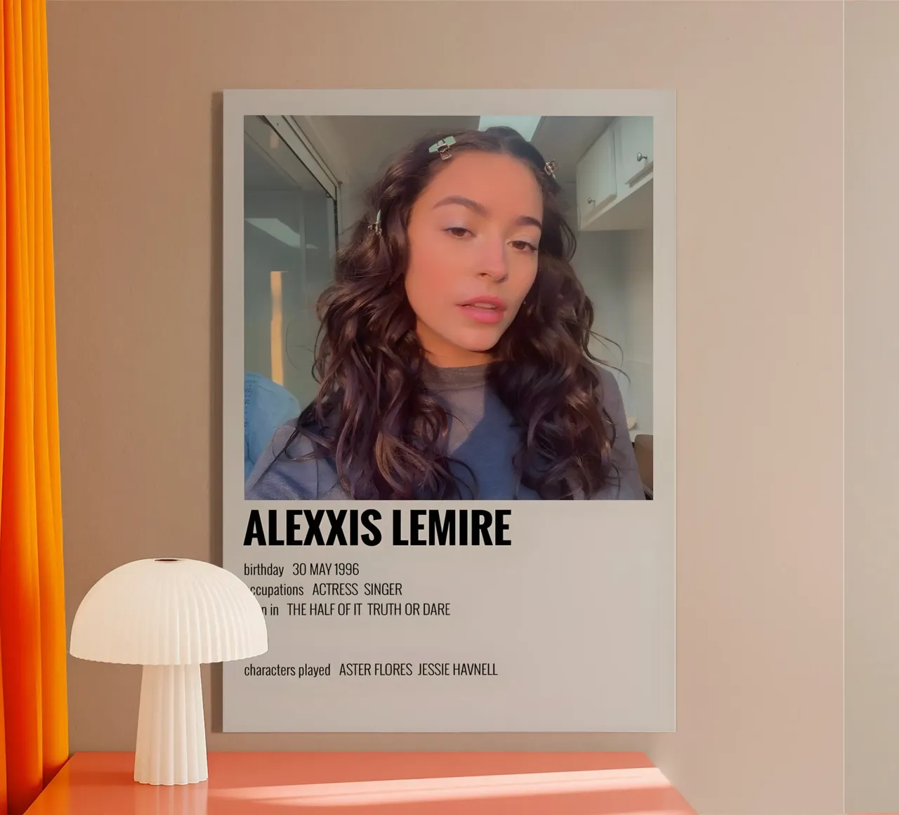 ALEXXIS LEMIRE acrylic glass by MVFminimalist