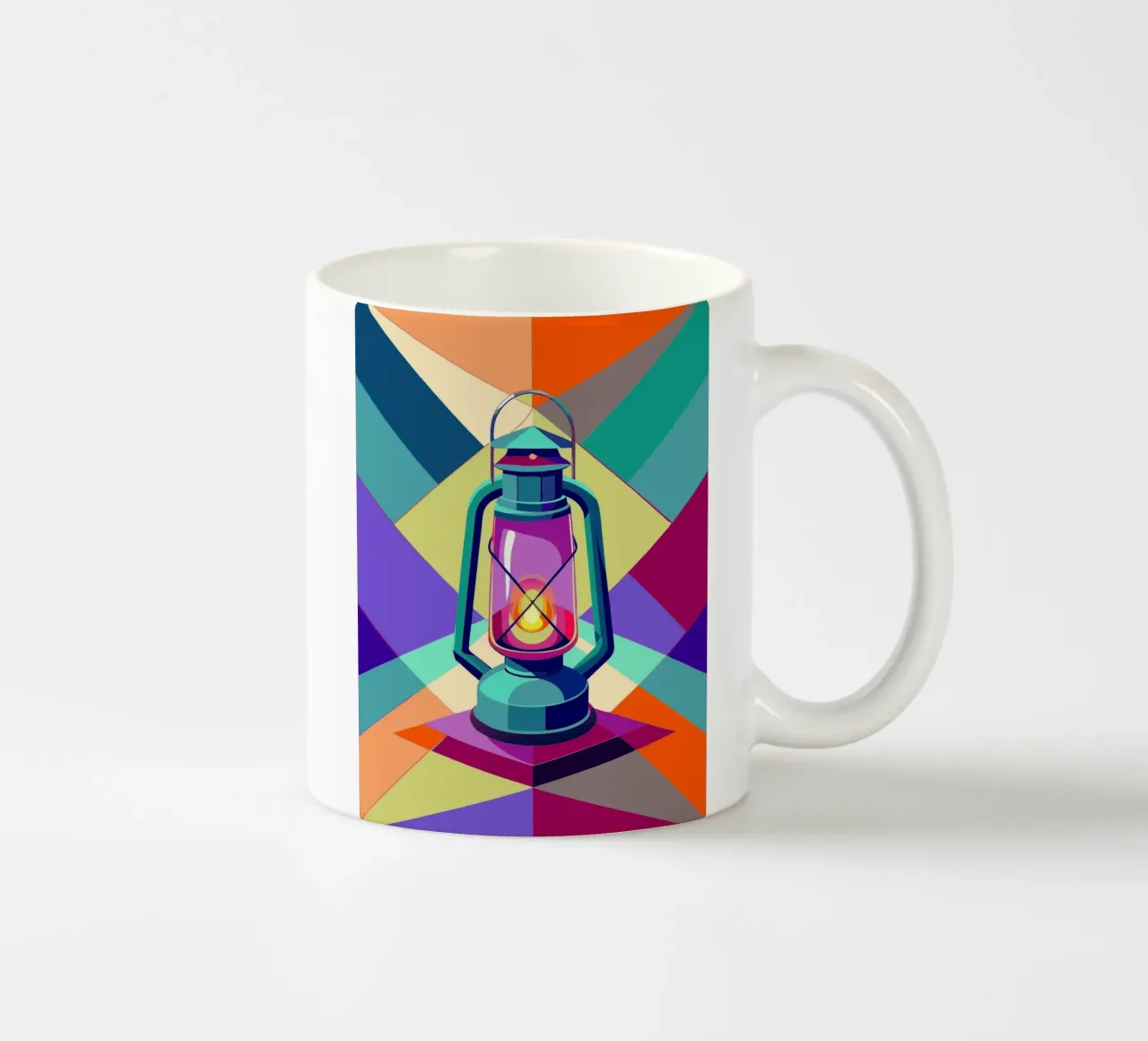 lantern light vector ceramic mug by Elfath