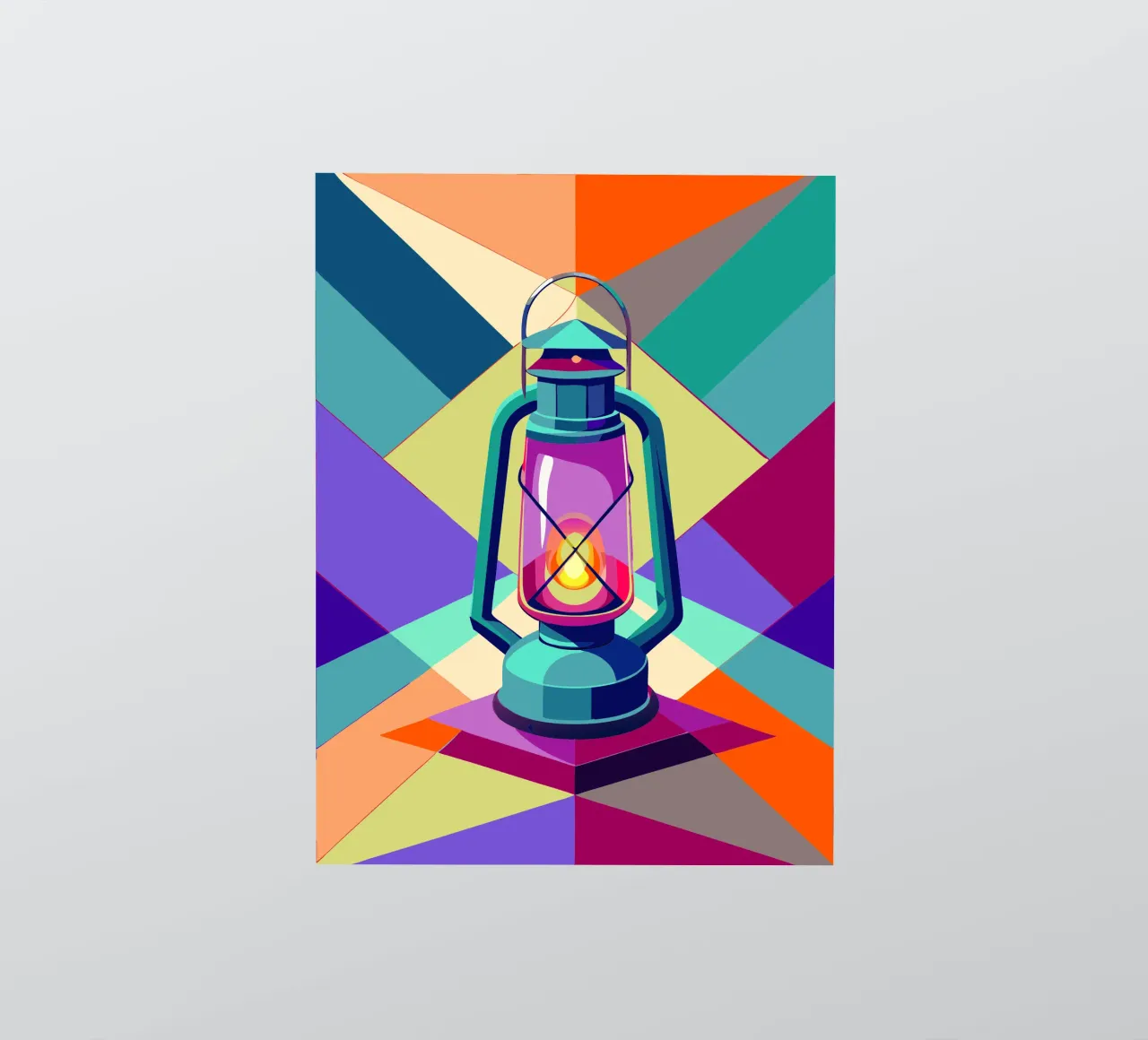 lantern light vector sticker by Elfath
