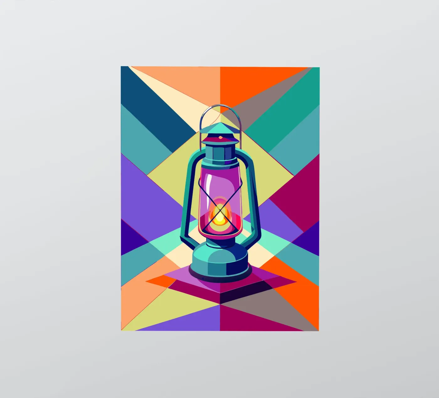 laterne licht vektor Sticker von Elfath