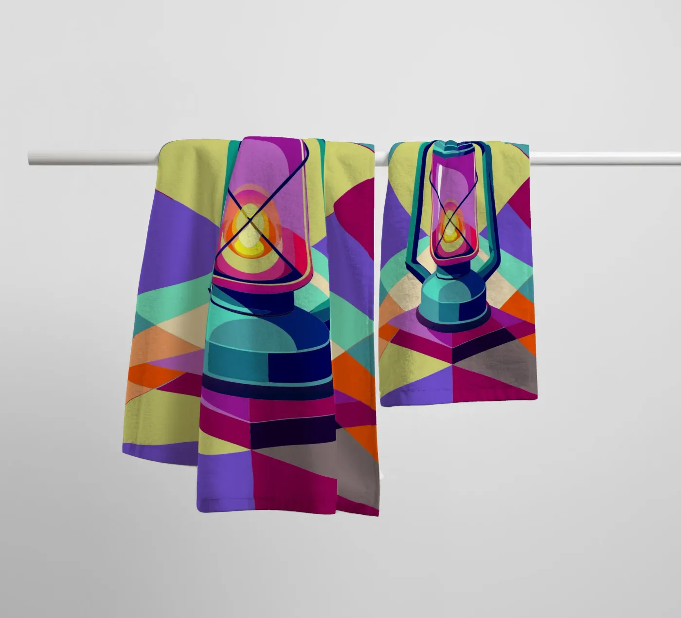 lantern light vector towel by Elfath