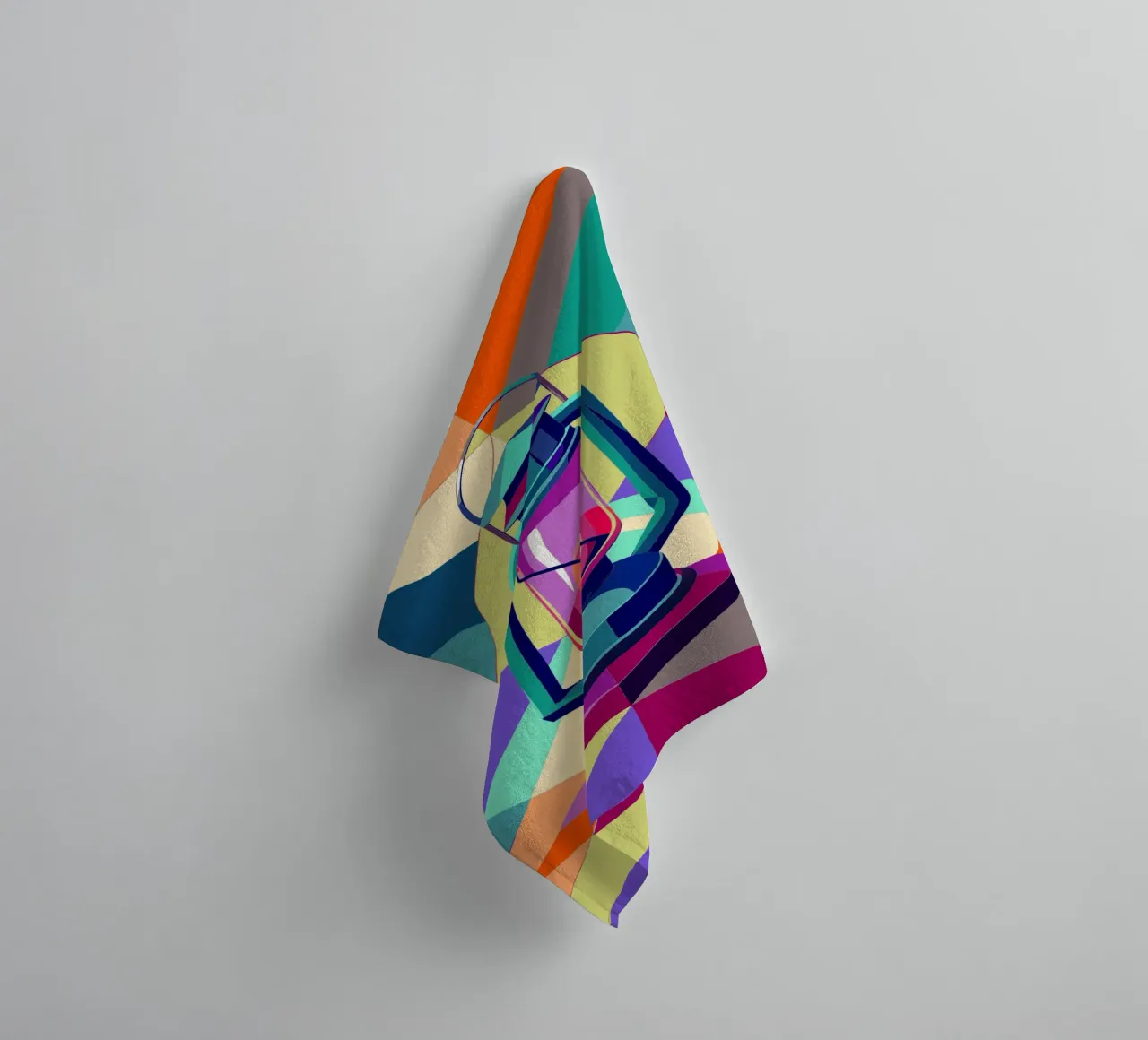 lampionlicht vector badhanddoek van Elfath