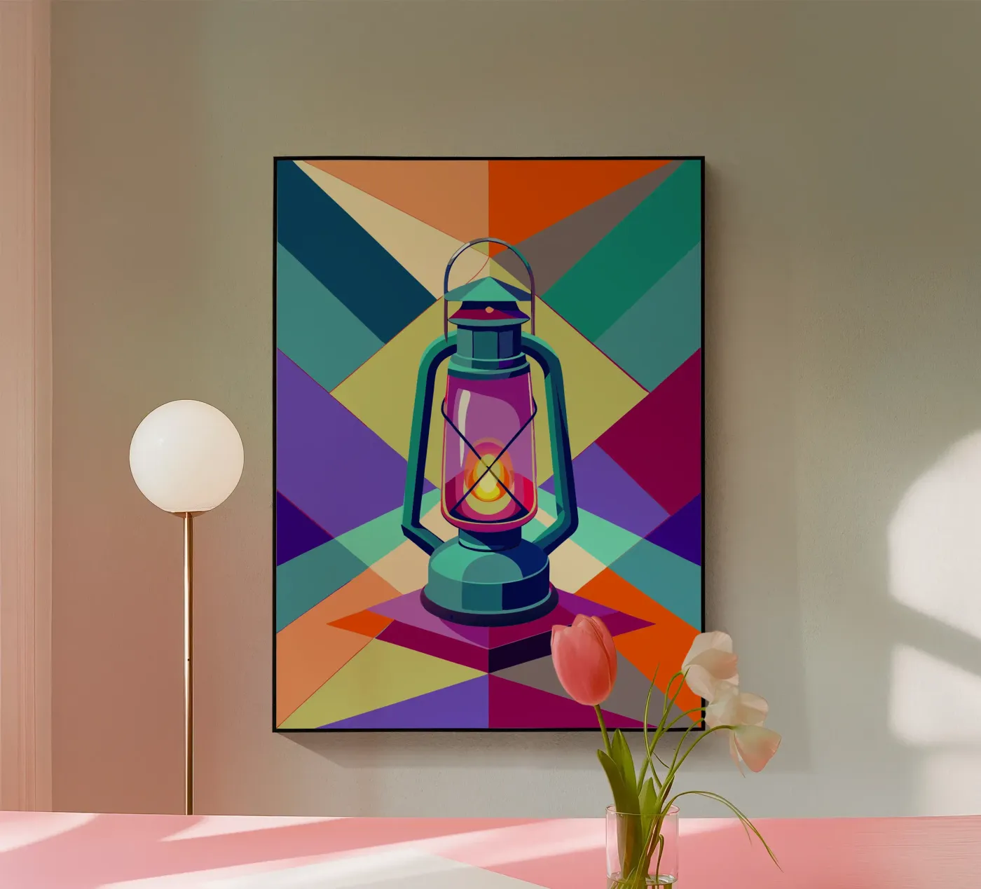 lantern light vector acrylic glass by Elfath