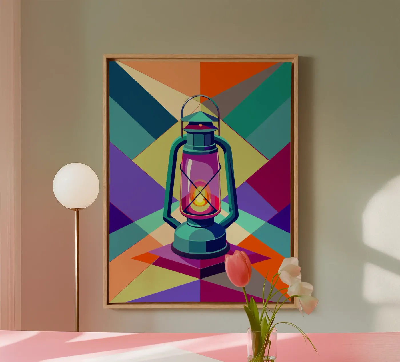 lantern light vector canvas by Elfath