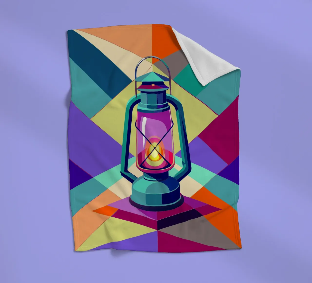 lantern light vector Fleecedecke von Elfath