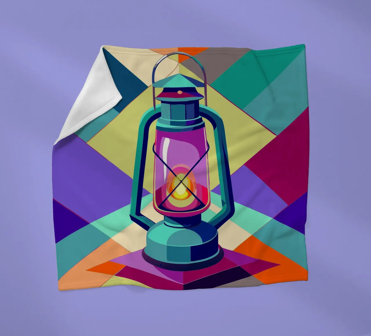 lantern light vector Fleecedecke von Elfath