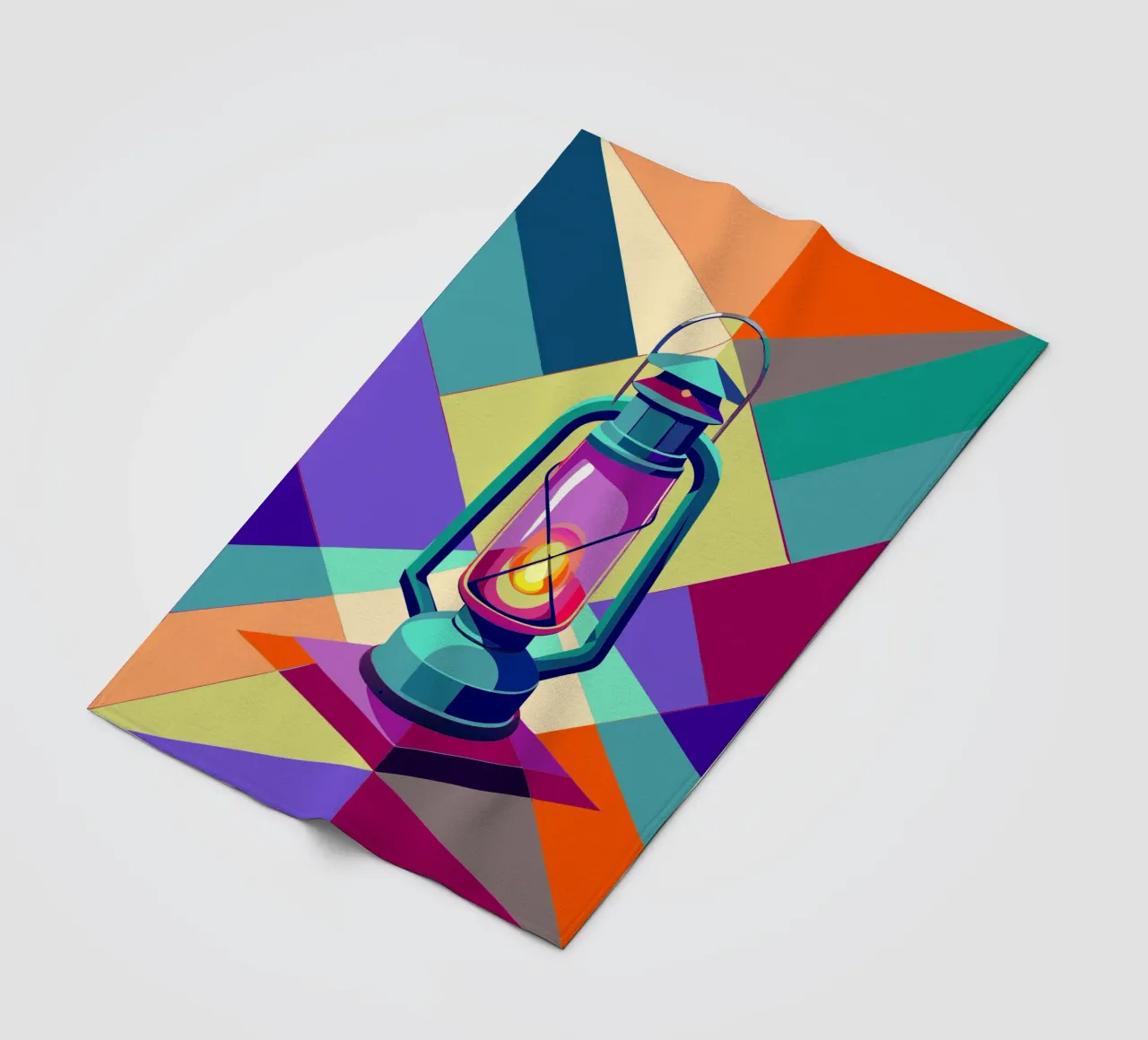 lantern light vector Fleecedecke von Elfath