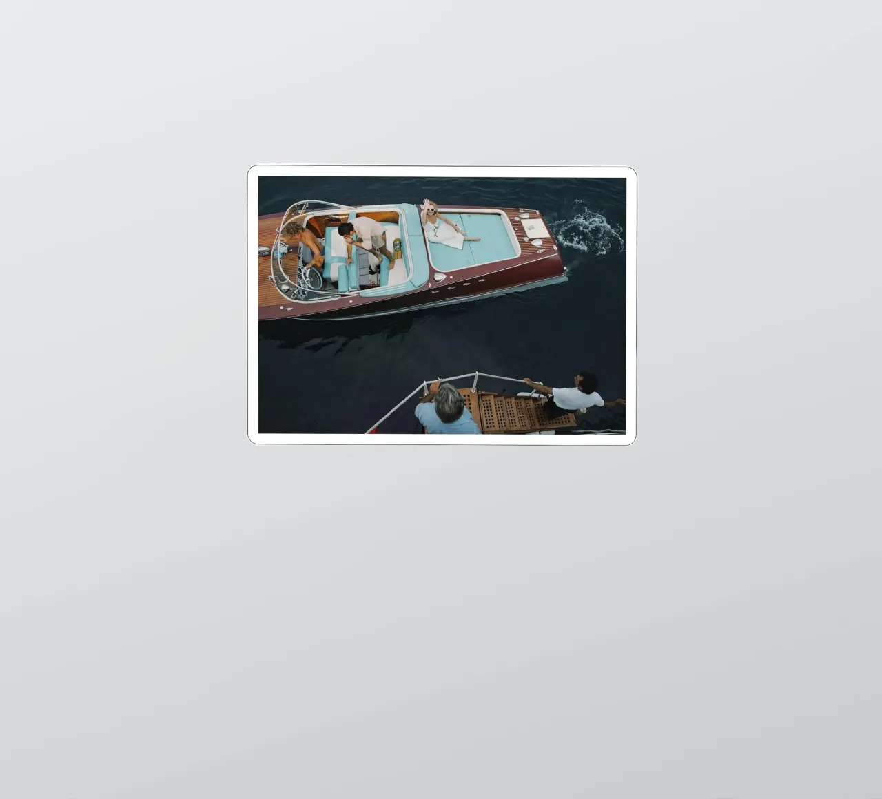 Slim Aarons Monte Carlo autocollant de Slim Aarons Vintage