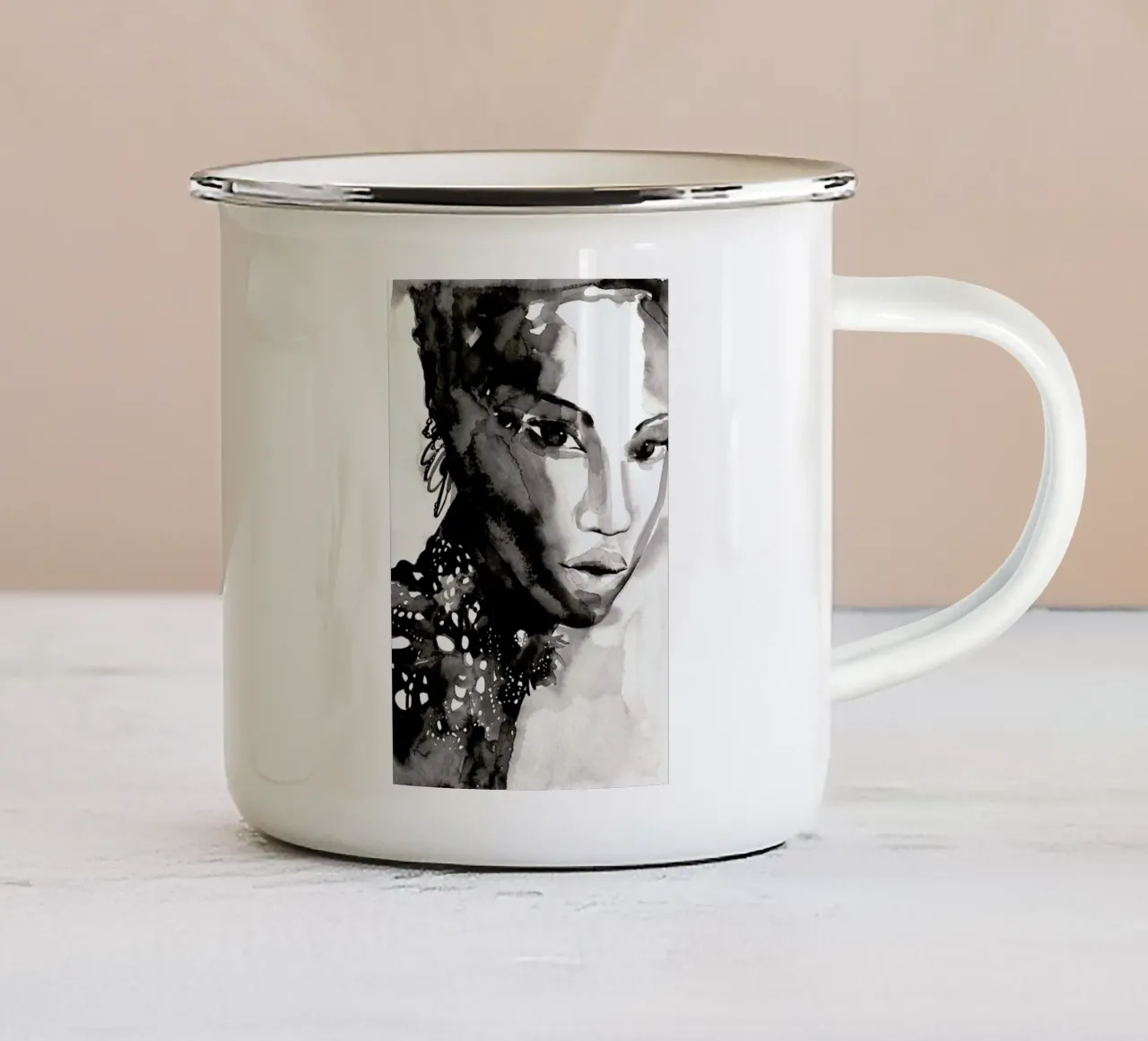 Always Choose Dare taza de esmalte de Victoria Verbaan