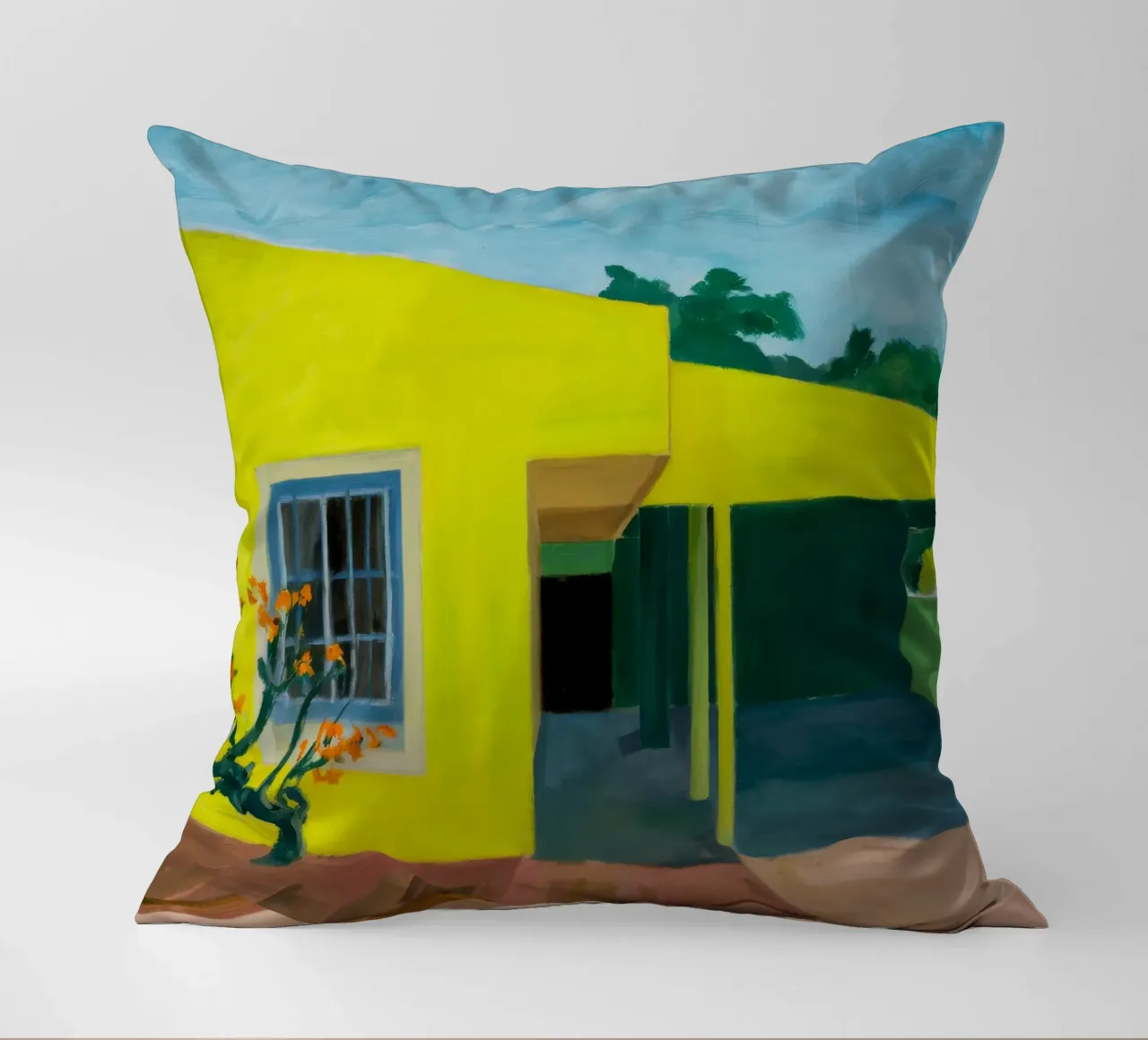 Patio verdeggiante Immobile cuscino da Silk Palette
