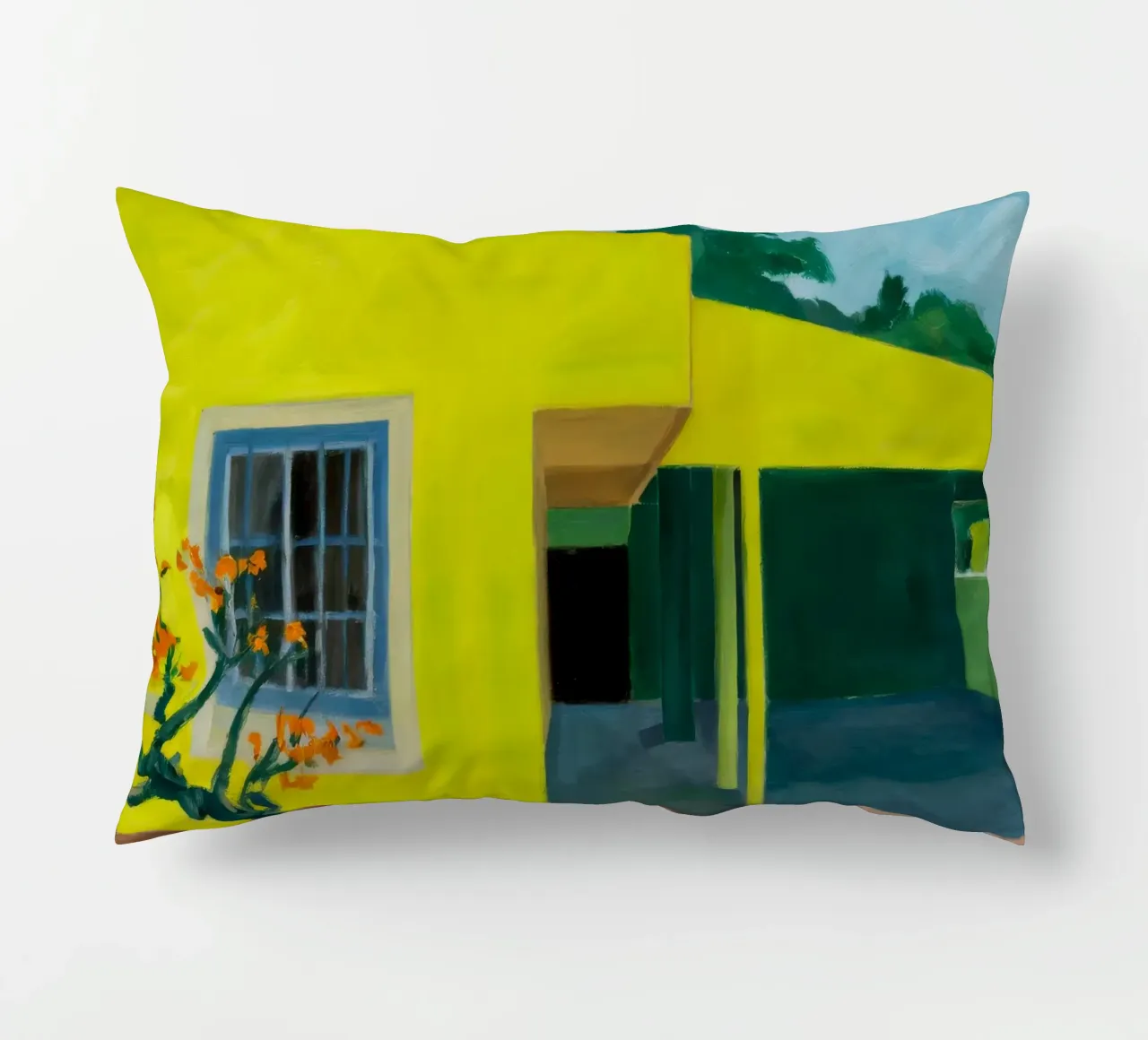Patio verdeggiante Immobile cuscino da Silk Palette