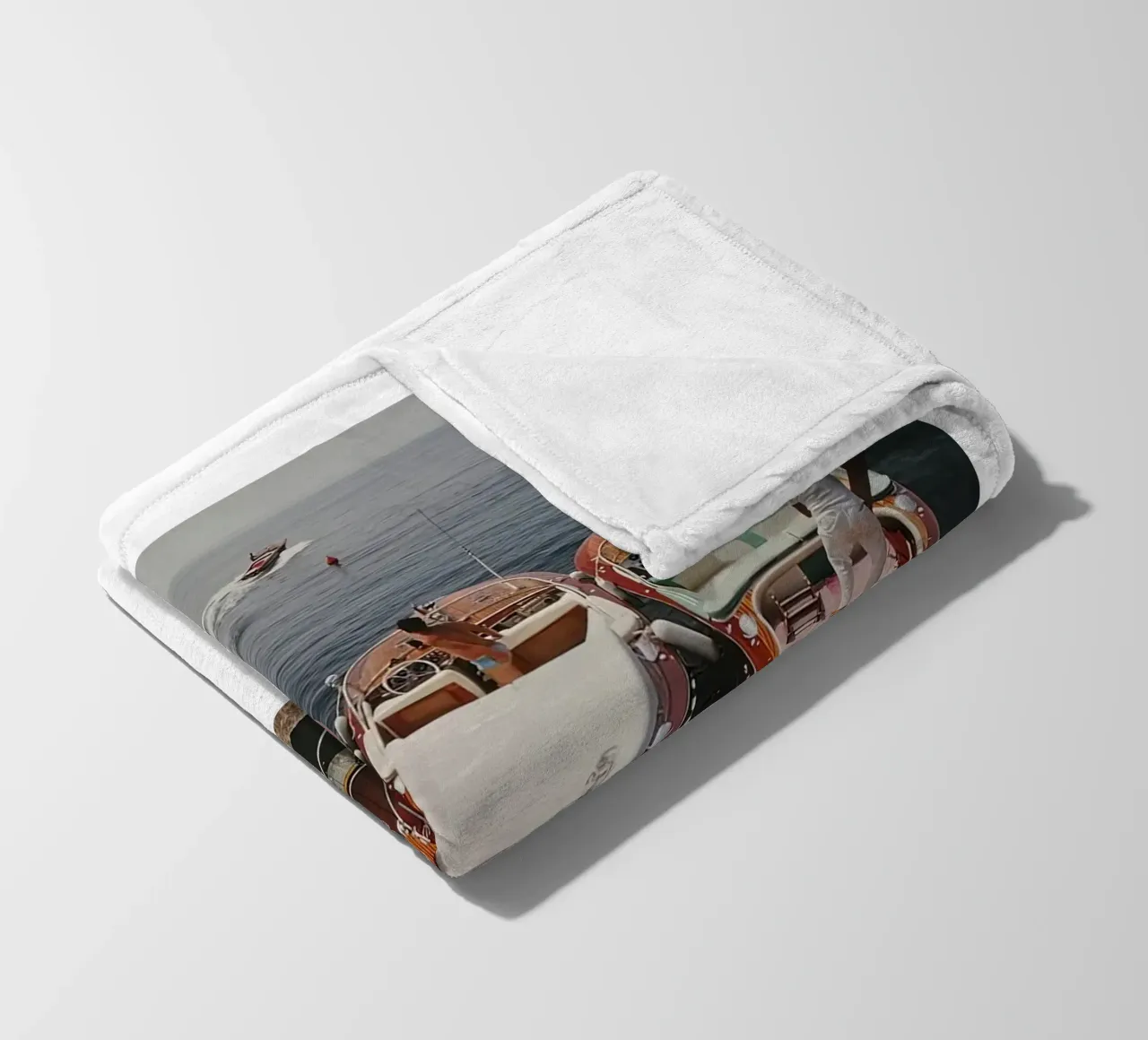 Albergo Du Cap eden roc coperta in pile da Slim Aarons Vintage