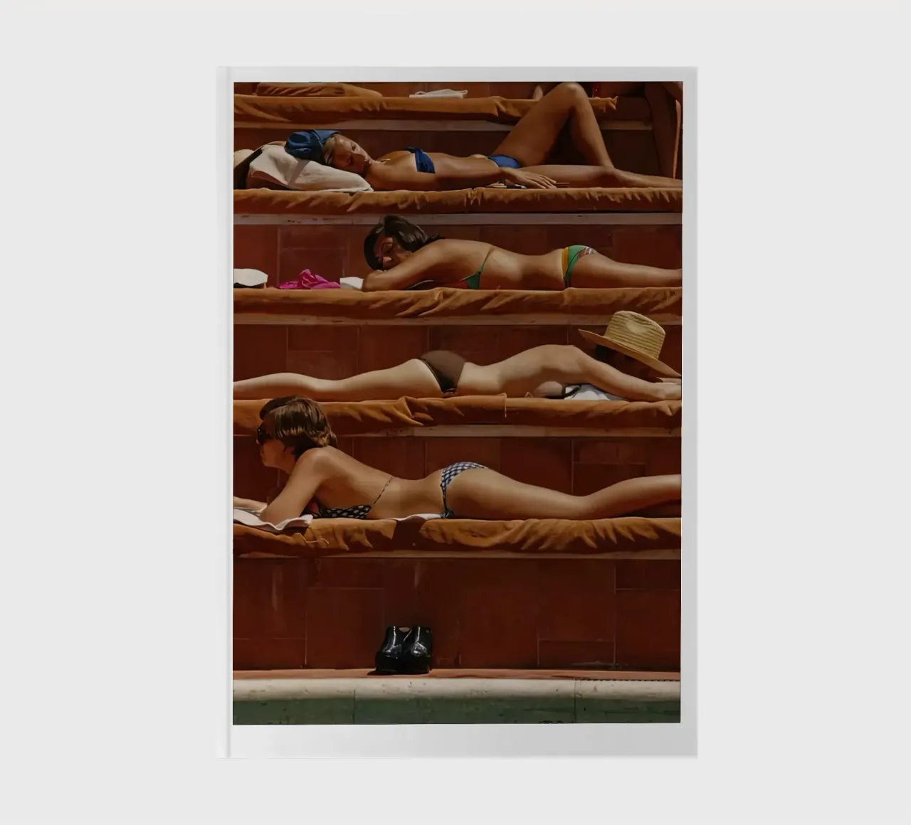 Slim Aarons Sunbathing notebook by Slim Aarons Vintage