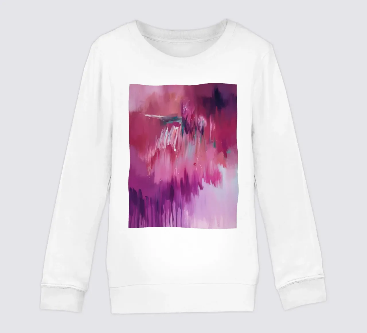Magenta Aura Kaskade Kinder Sweatshirt von Dream Spectrum