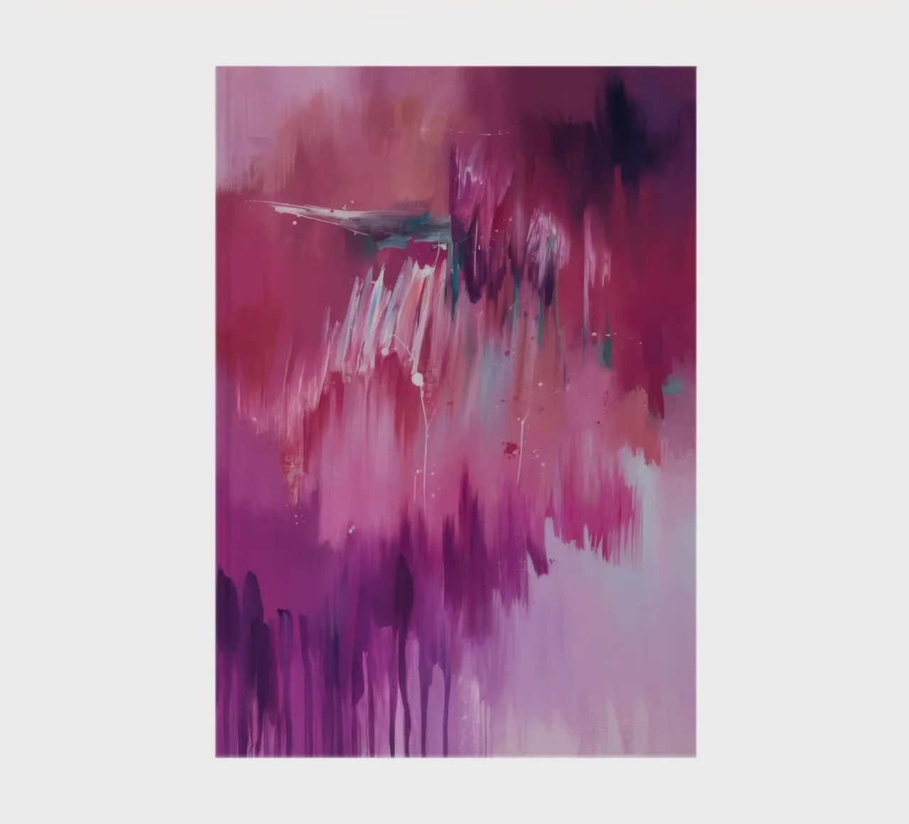 Magenta Aura Cascade notebook by Dream Spectrum