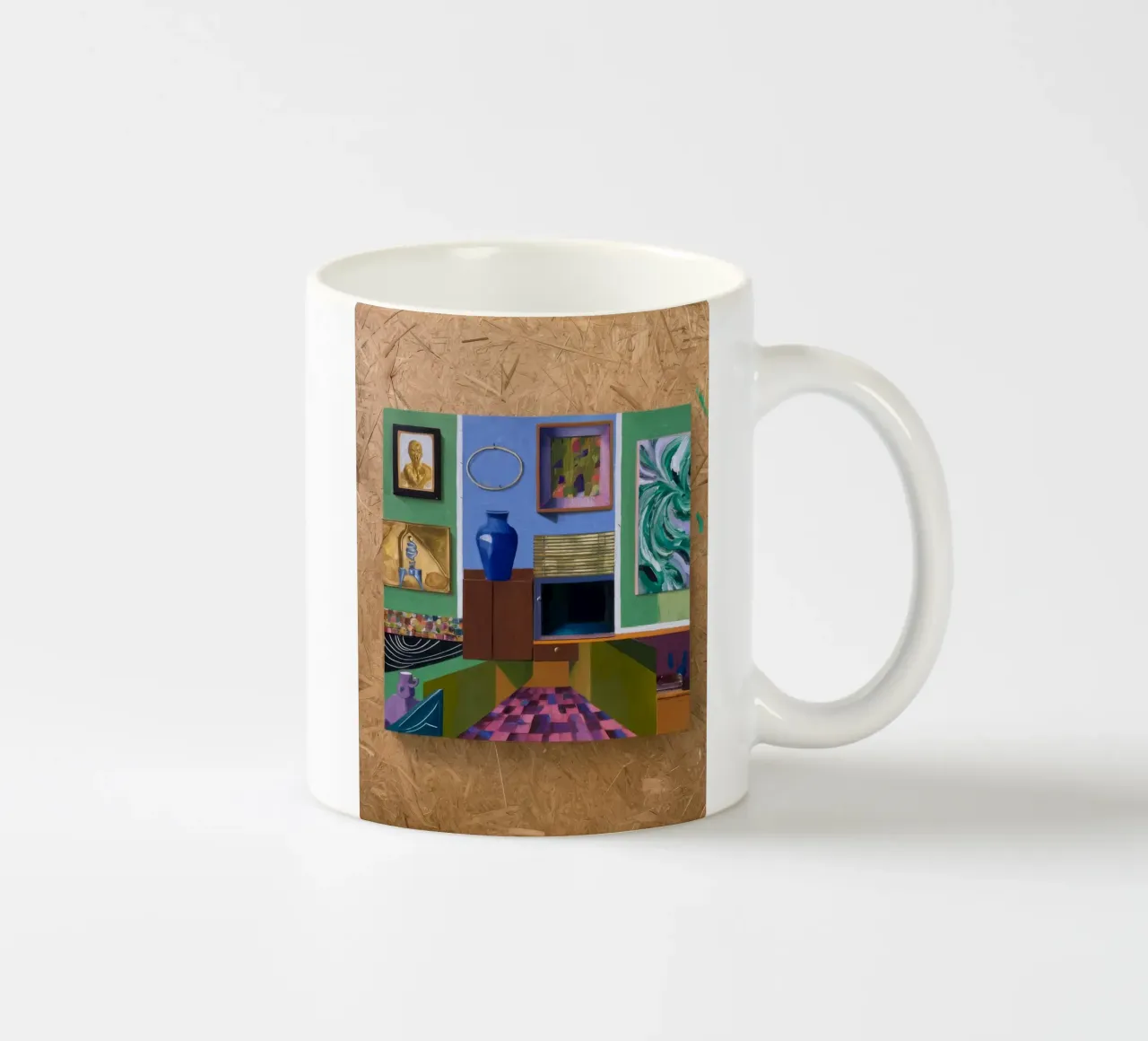 Patchwork Art Vista tazza in ceramica da Opal Strokes