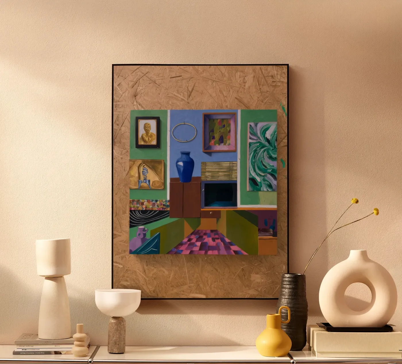 Patchwork Art Vista alluminio dibond da Opal Strokes