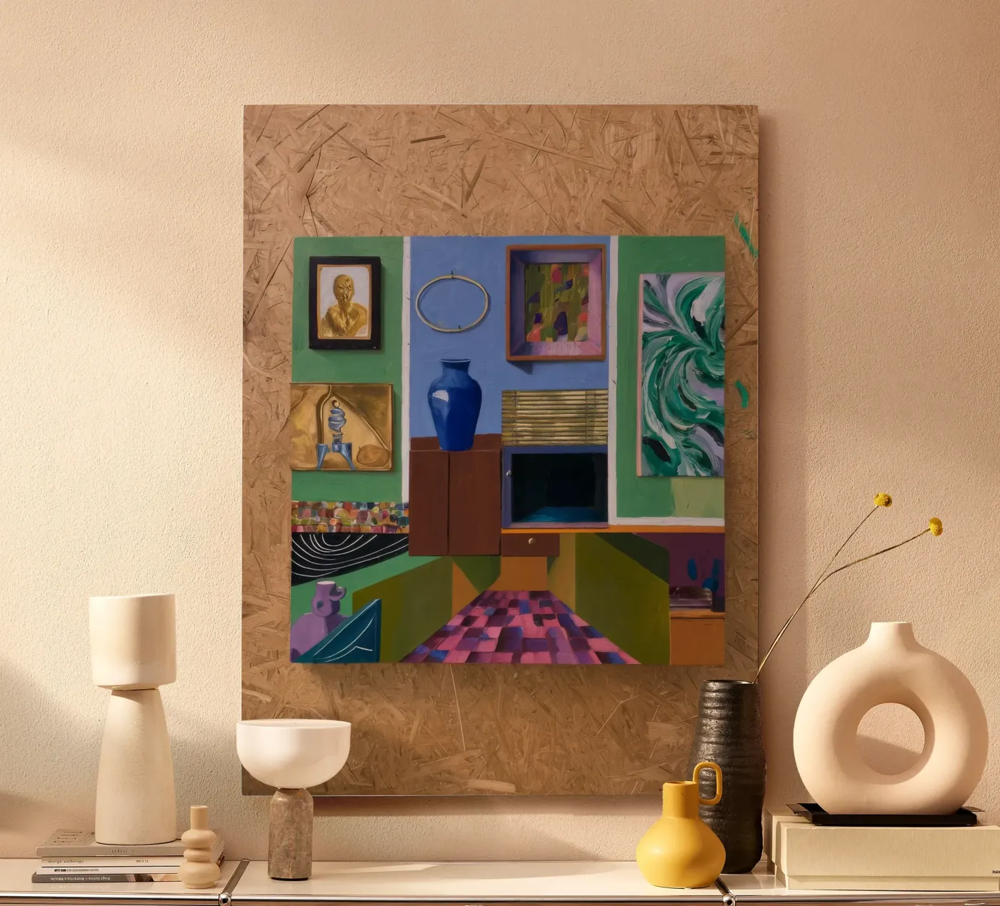 Patchwork Art Vista alluminio dibond da Opal Strokes