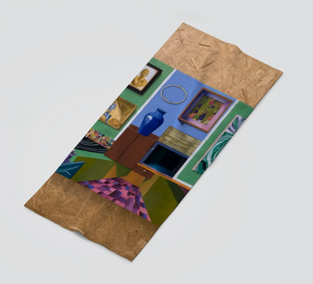 Patchwork Art Vista telo mare da Opal Strokes