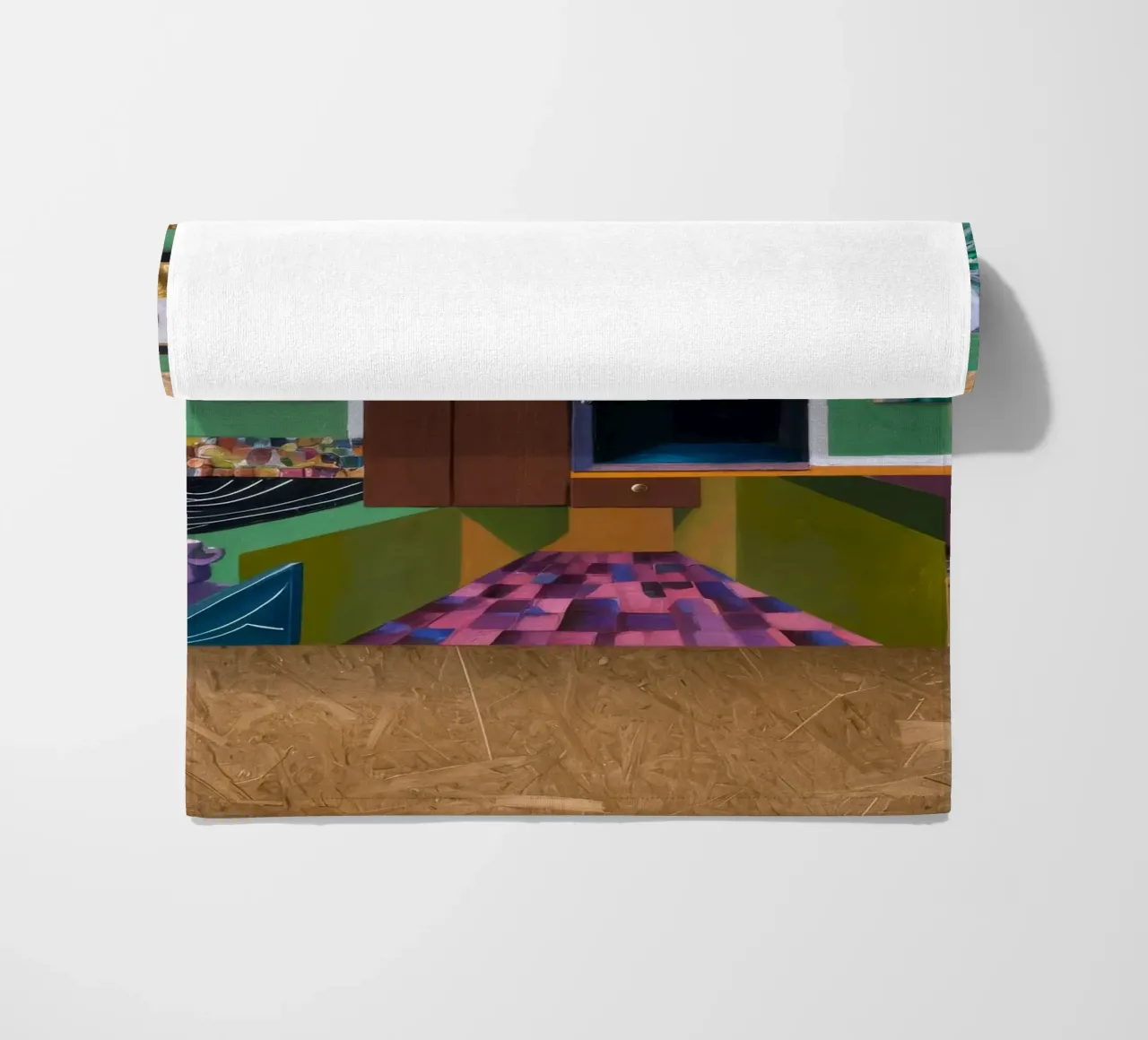 Patchwork Art Vista telo mare da Opal Strokes