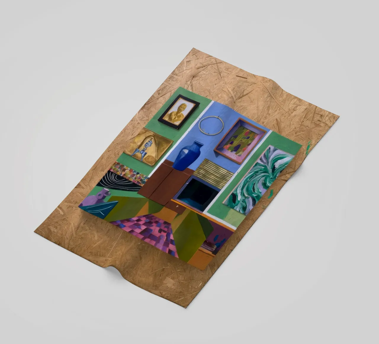 Patchwork Art Vista telo mare da Opal Strokes