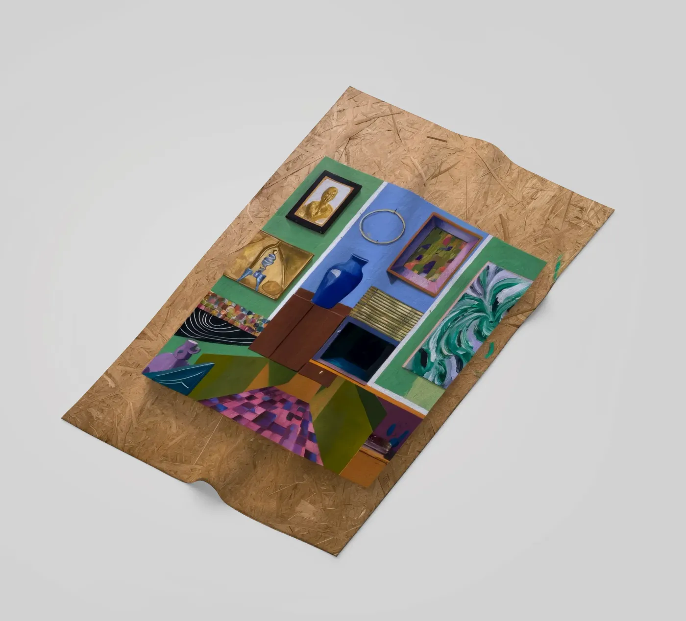 Patchwork Art Vista telo mare da Opal Strokes