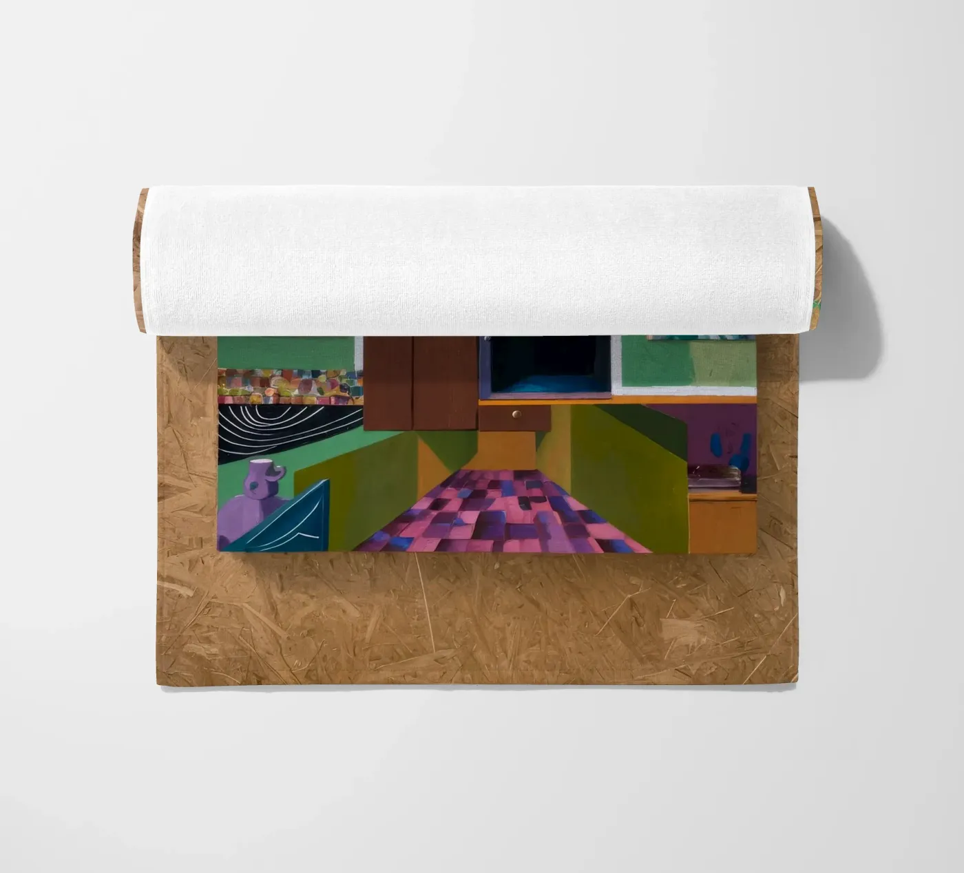 Patchwork Art Vista telo mare da Opal Strokes